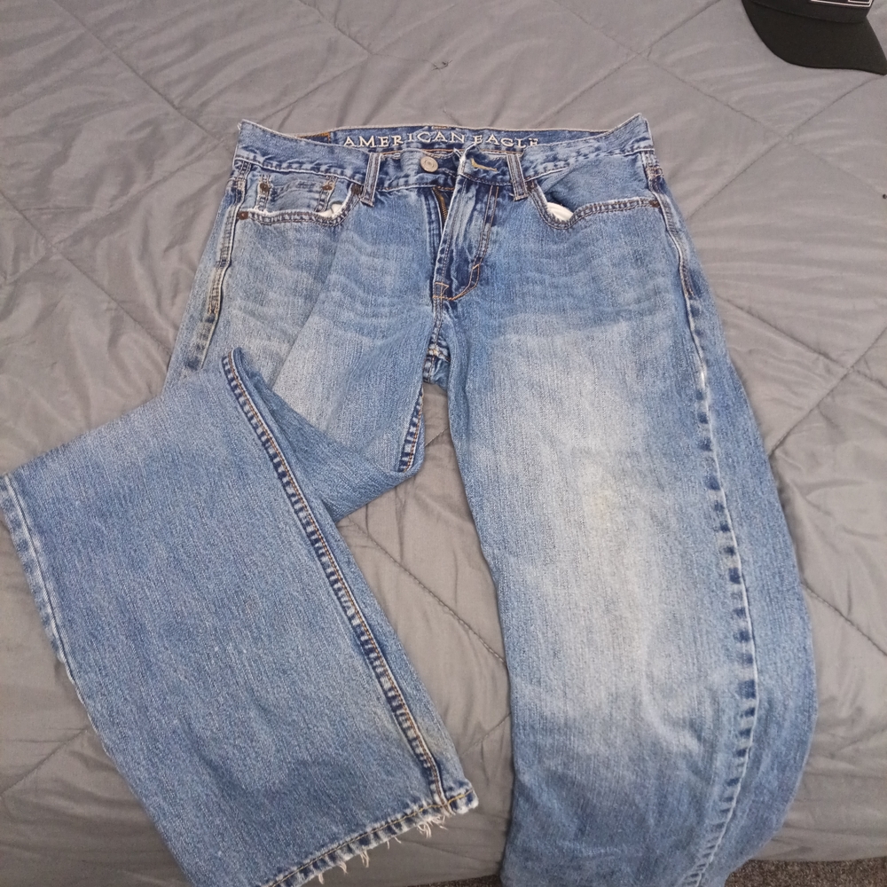 American Eagle Light Wash Bootcut Jeans